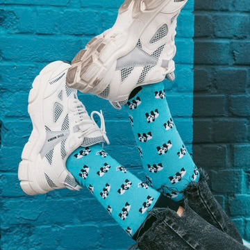 Swole Panda - Panda Bamboo Socks - Blue