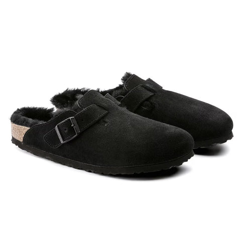 Birkenstock - Boston Shearling - Suede Black