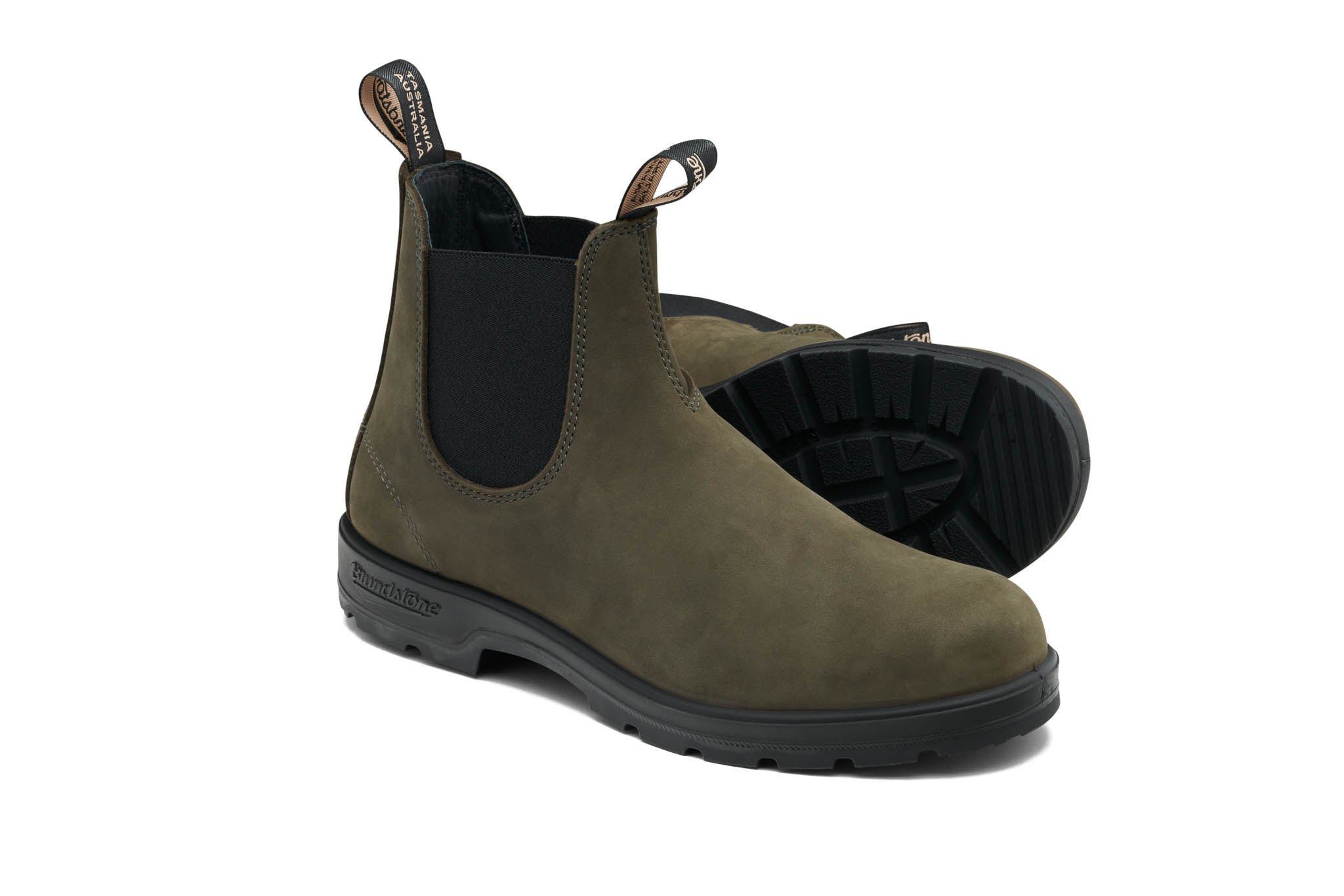 Dark Olive Suede Blundstone Mens Shoes Blundstone Men's 1615