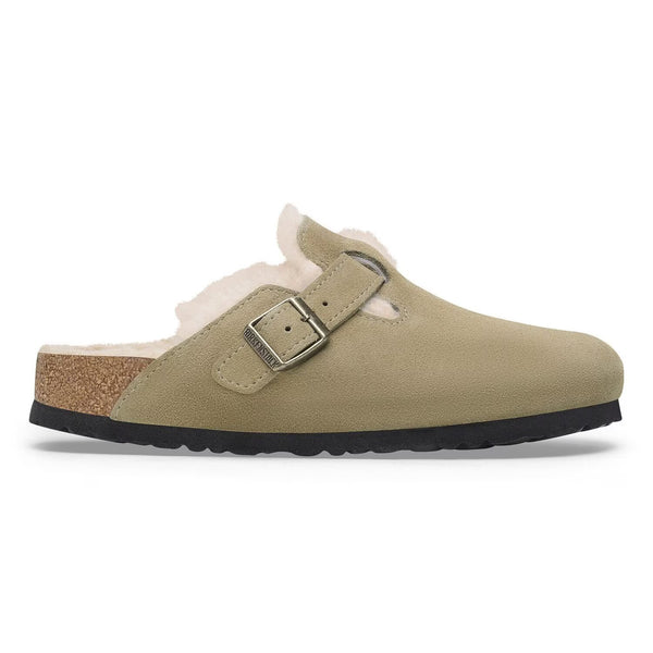 Birkenstock - Boston Shearling - Suede Taupe