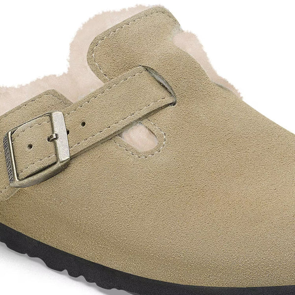 Birkenstock - Boston Shearling - Suede Taupe