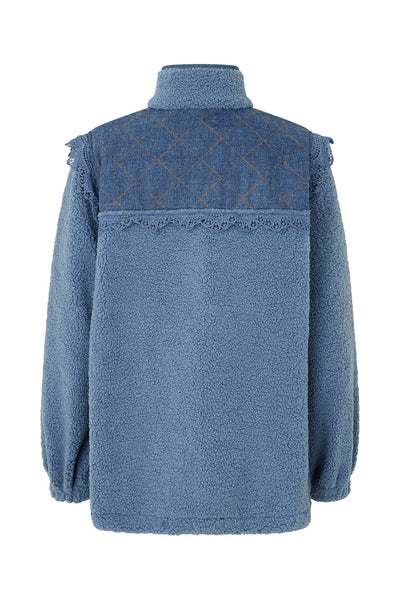 Lollys Laundry - Fall Jacket - Dusty Blue