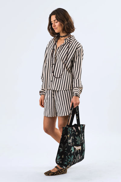 Lollys Laundry - Zelkova Shopper - Washed Black