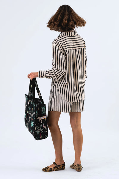 Lollys Laundry - Zelkova Shopper - Washed Black