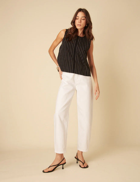 Nobody’s Child - Stirling Pinstripe Top
