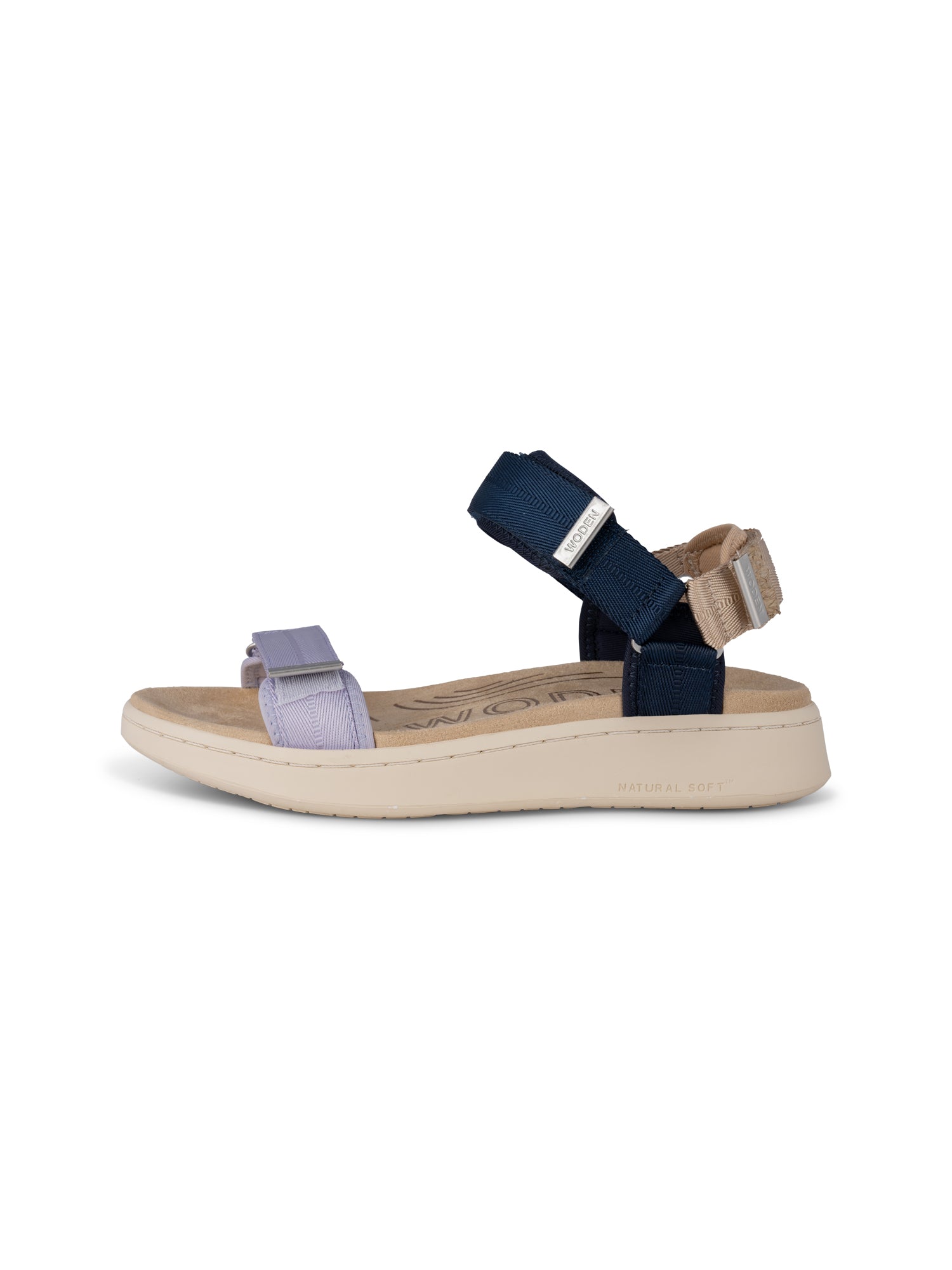 Woden - Line Sandal - Space Multi