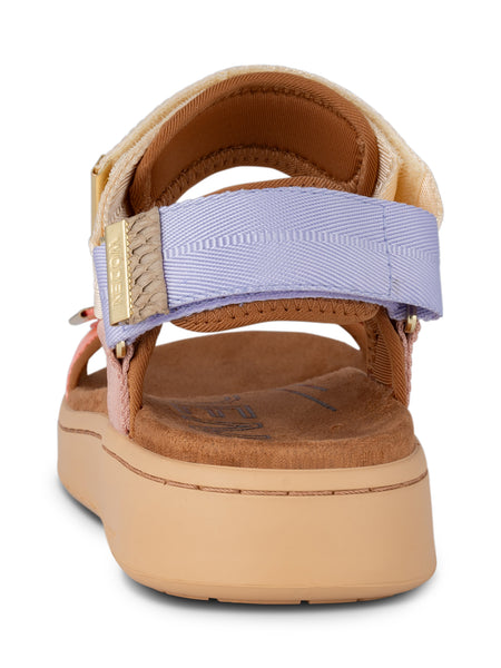 Woden - Line Sandal - Butter Multi