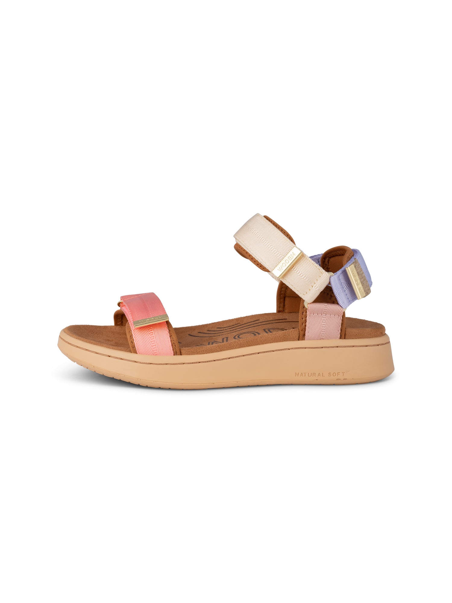 Woden - Line Sandal - Butter Multi