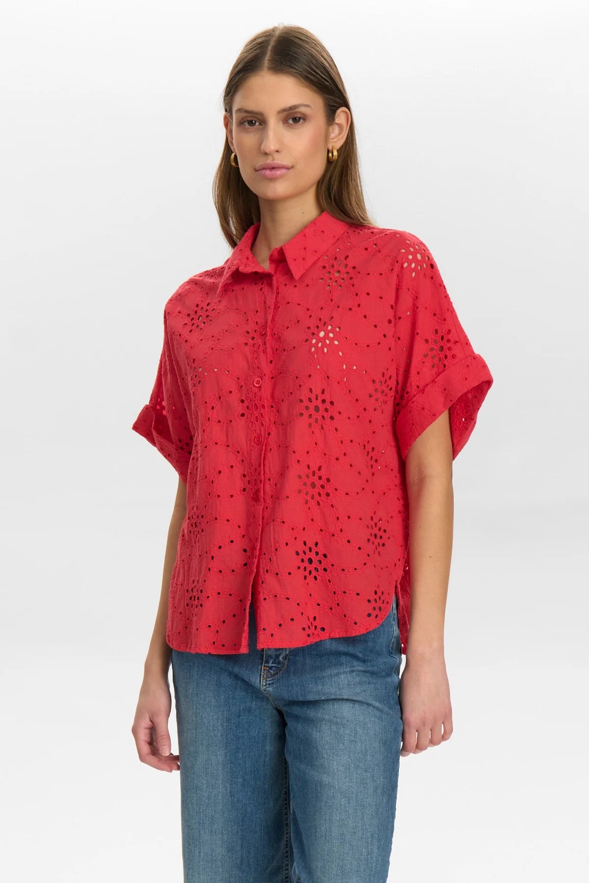 Numph - Nukarissa Shirt - Geranium