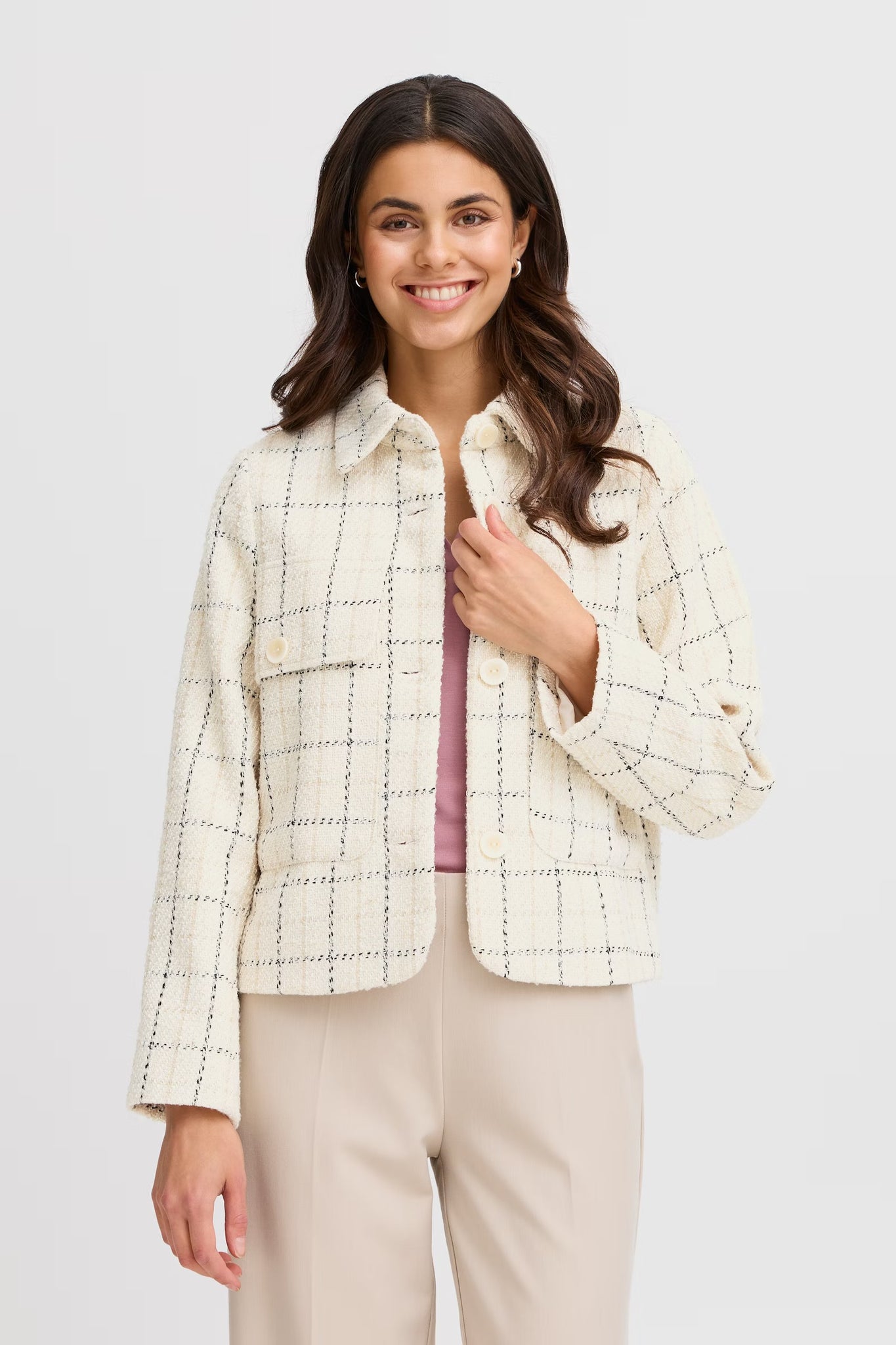Fransa - Frchani Jacket - Moonbeam Mix