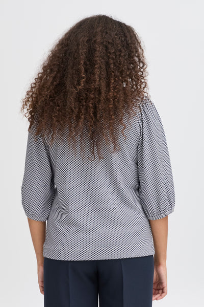 Fransa - Frnia Tee 1 - Navy Blazer