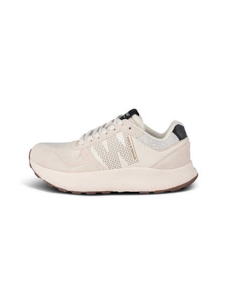 Woden - Mathilde Runner Leather Trainer - Blanc de Blanc