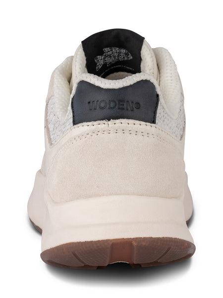Woden - Mathilde Runner Leather Trainer - Blanc de Blanc