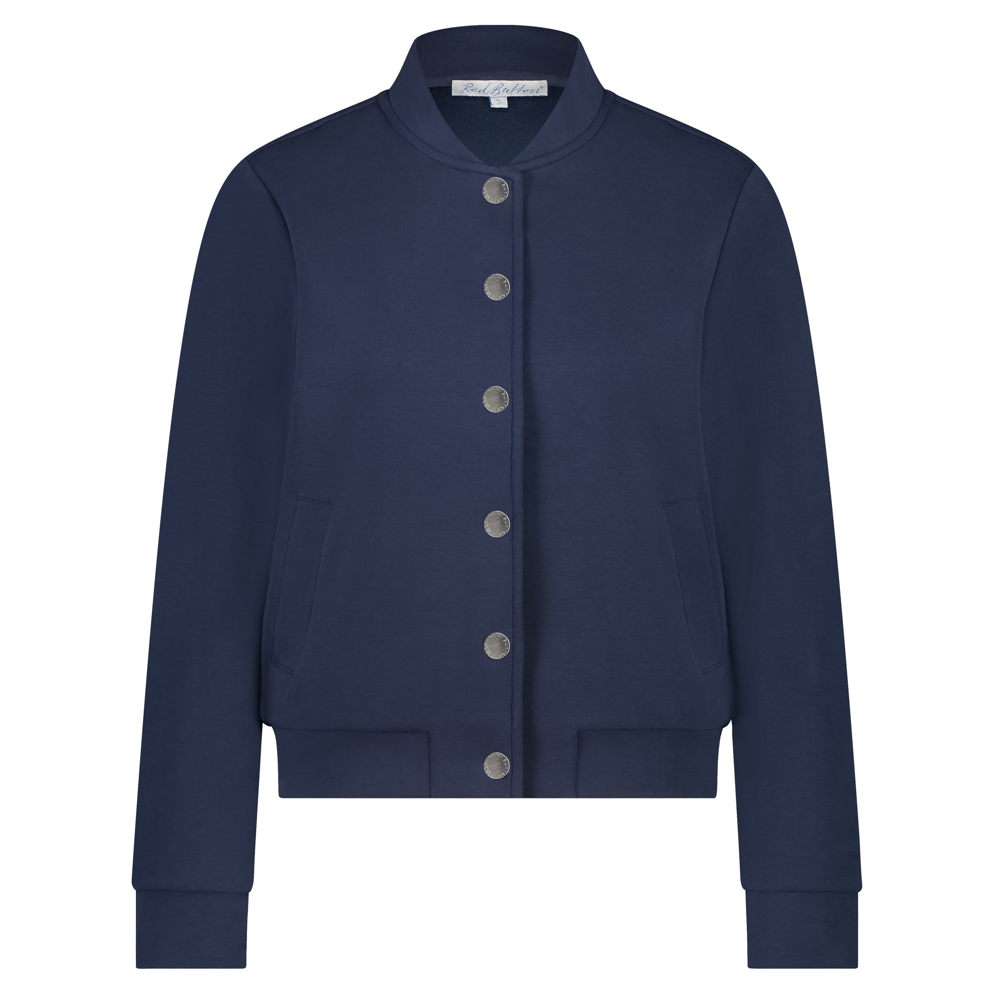 Red Button - Bomber Jacket Scuba Midnight Blue