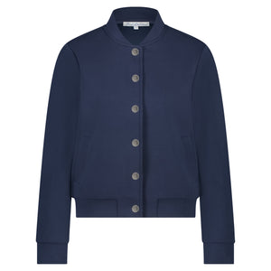 Red Button - Bomber Jacket Scuba Midnight Blue