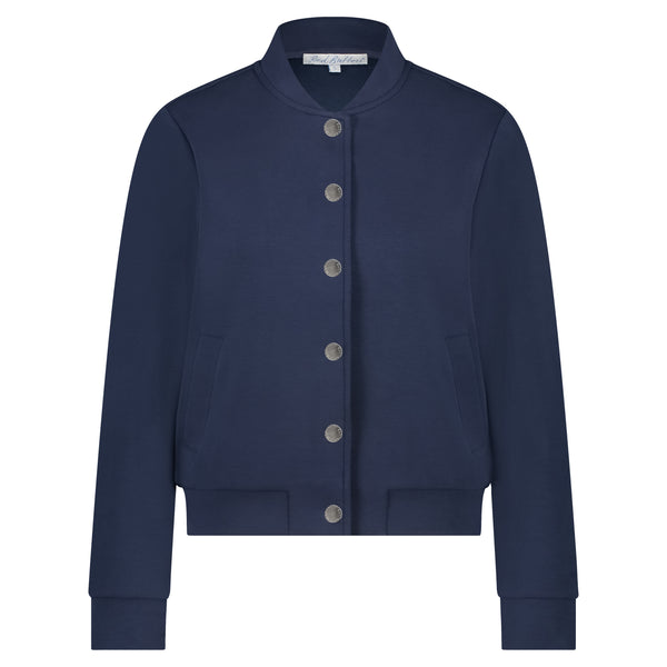 Red Button - Bomber Jacket Scuba Midnight Blue