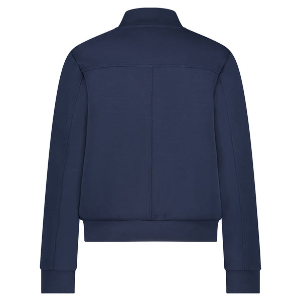 Red Button - Bomber Jacket Scuba Midnight Blue