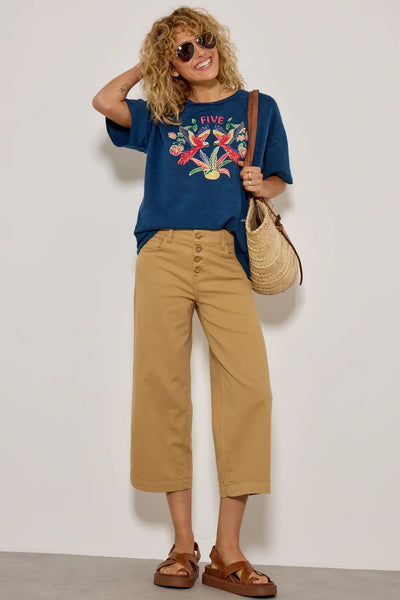 Five - Bird Tee - Indigo