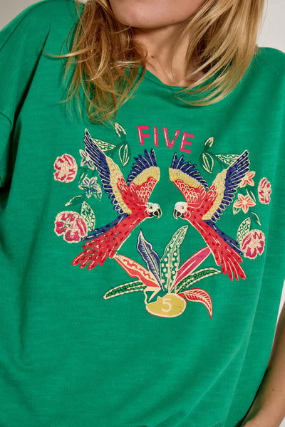 Five - Bird Tee - Mint