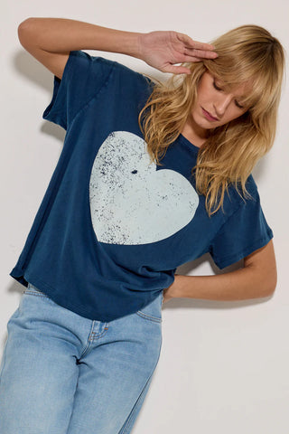 Five - Heart Tee - Indigo