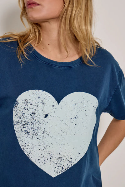 Five - Heart Tee - Indigo