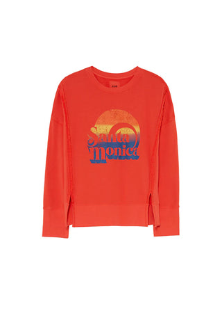 Five - Santa Monica Sweatshirt - Coral