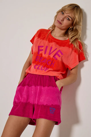 Five - Beach Club Tee - Coral