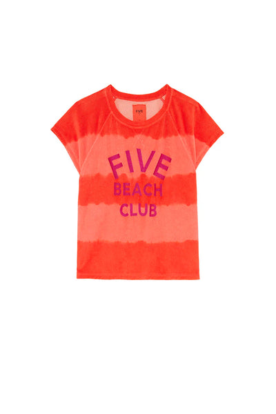 Five - Beach Club Tee - Coral
