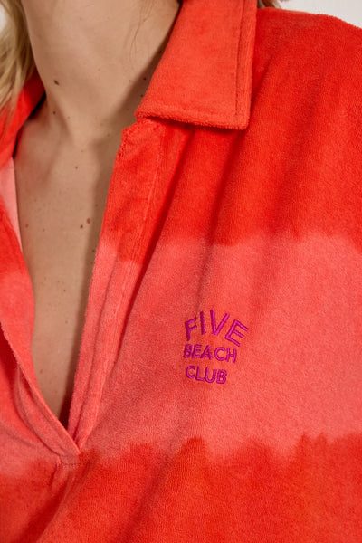 Five - Beach Club Polo - Coral