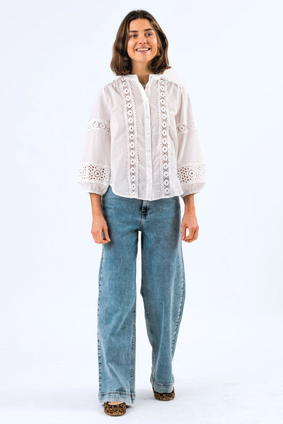 Lollys Laundry - June Shirt - White