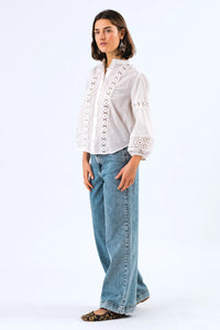 Lollys Laundry - June Shirt - White