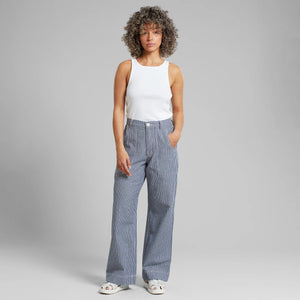 Dedicated - Workwear Pants - Blue Stripe