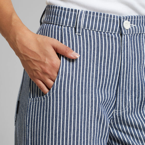Dedicated - Workwear Pants - Blue Stripe