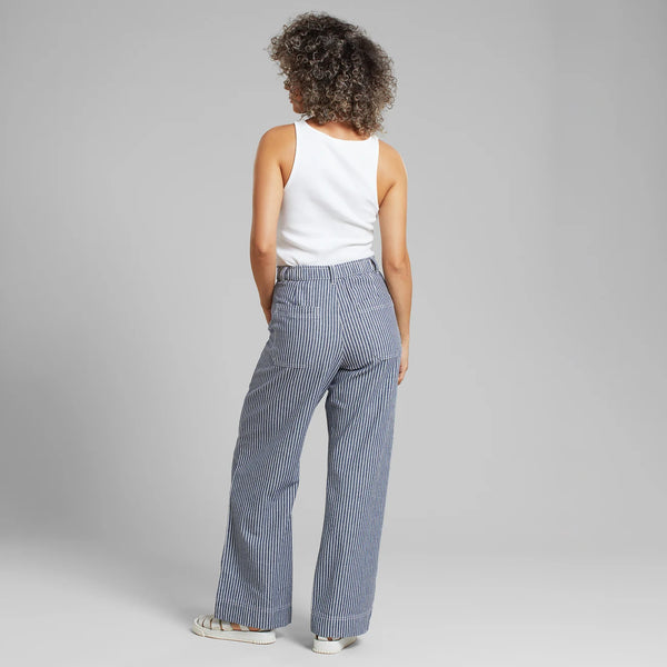 Dedicated - Workwear Pants - Blue Stripe