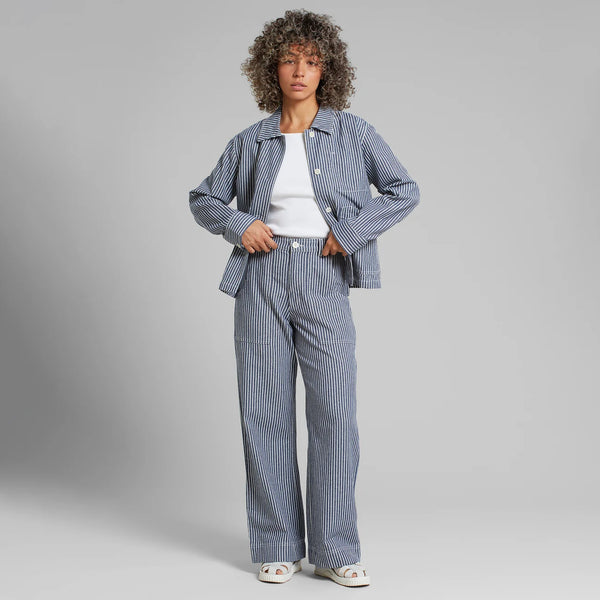 Dedicated - Workwear Pants - Blue Stripe