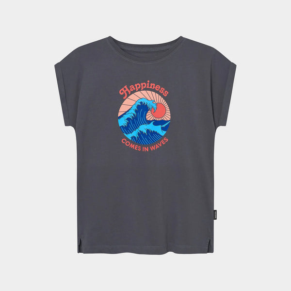 Dedicated - Visby Happiness Tee - Charcoal