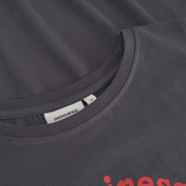 Dedicated - Visby Happiness Tee - Charcoal