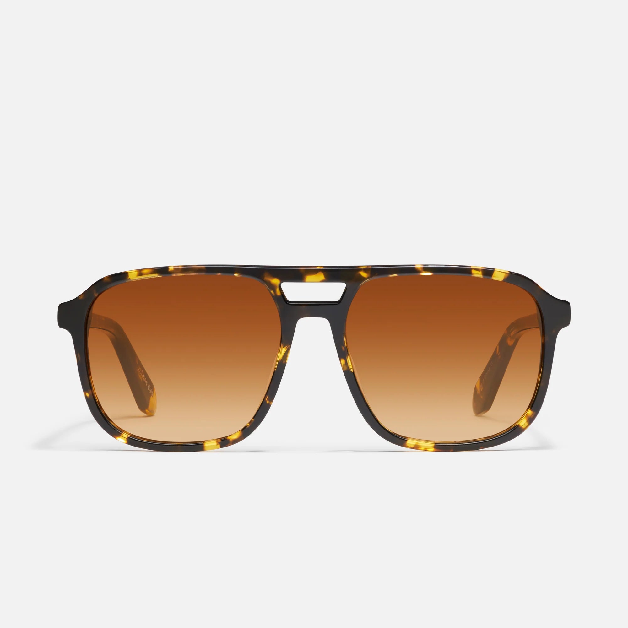 Quay - On The Fly Sunglasses - Shiny Yellow Tortoise/Orange
