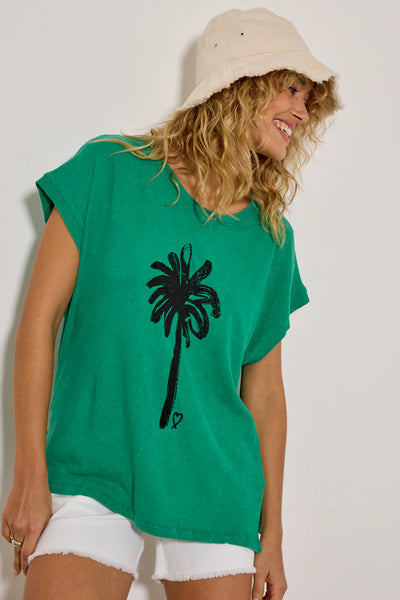 Five - Palm Tee - Mint