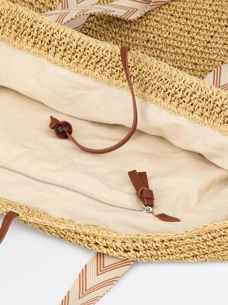 Becksondergaard - Paper Straw Phoebe Bag - Light Nature