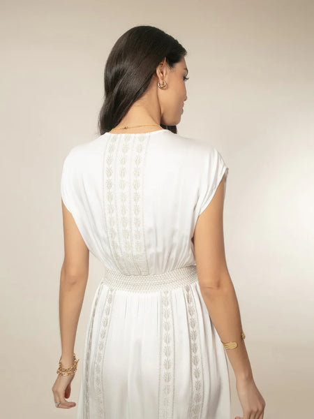 Nooki Design - Samba Dress - Ecru