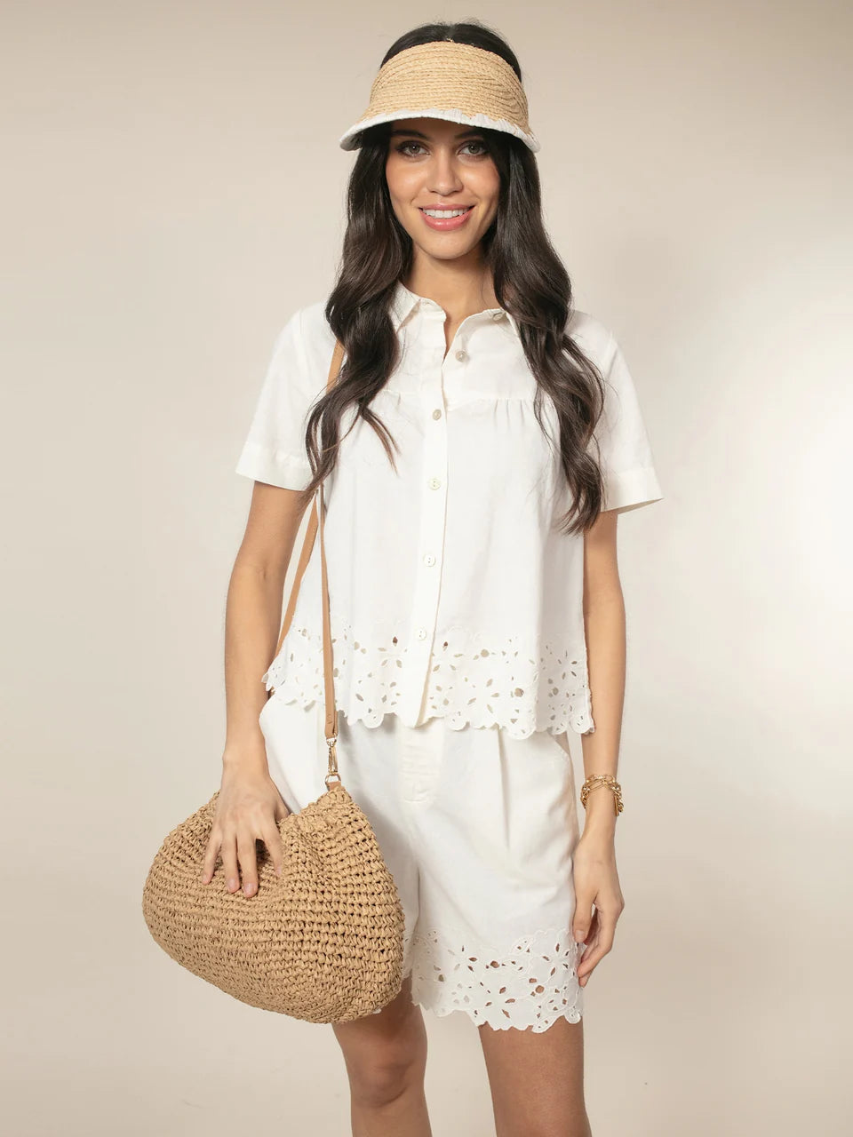 Nooki Design - Yasmina Clutch Bag - Natural
