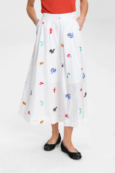 Numph - Nuvalentine Skirt - Bright White
