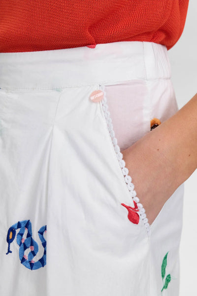 Numph - Nuvalentine Skirt - Bright White