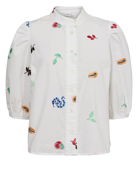 Numph - Nuvalentine Shirt - Bright White