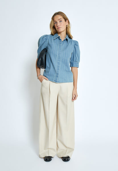Minus - Mspria Shirt - Denim Stripe