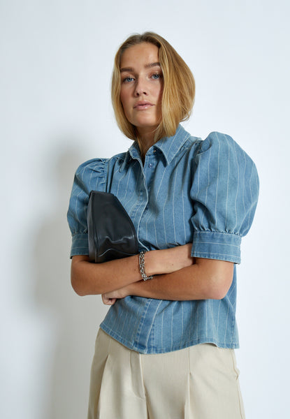 Minus - Mspria Shirt - Denim Stripe