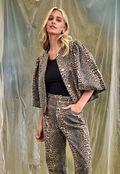 Minus - Msrana Leopard Print Jacket