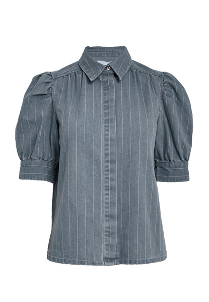Minus - Mspria Shirt - Denim Stripe