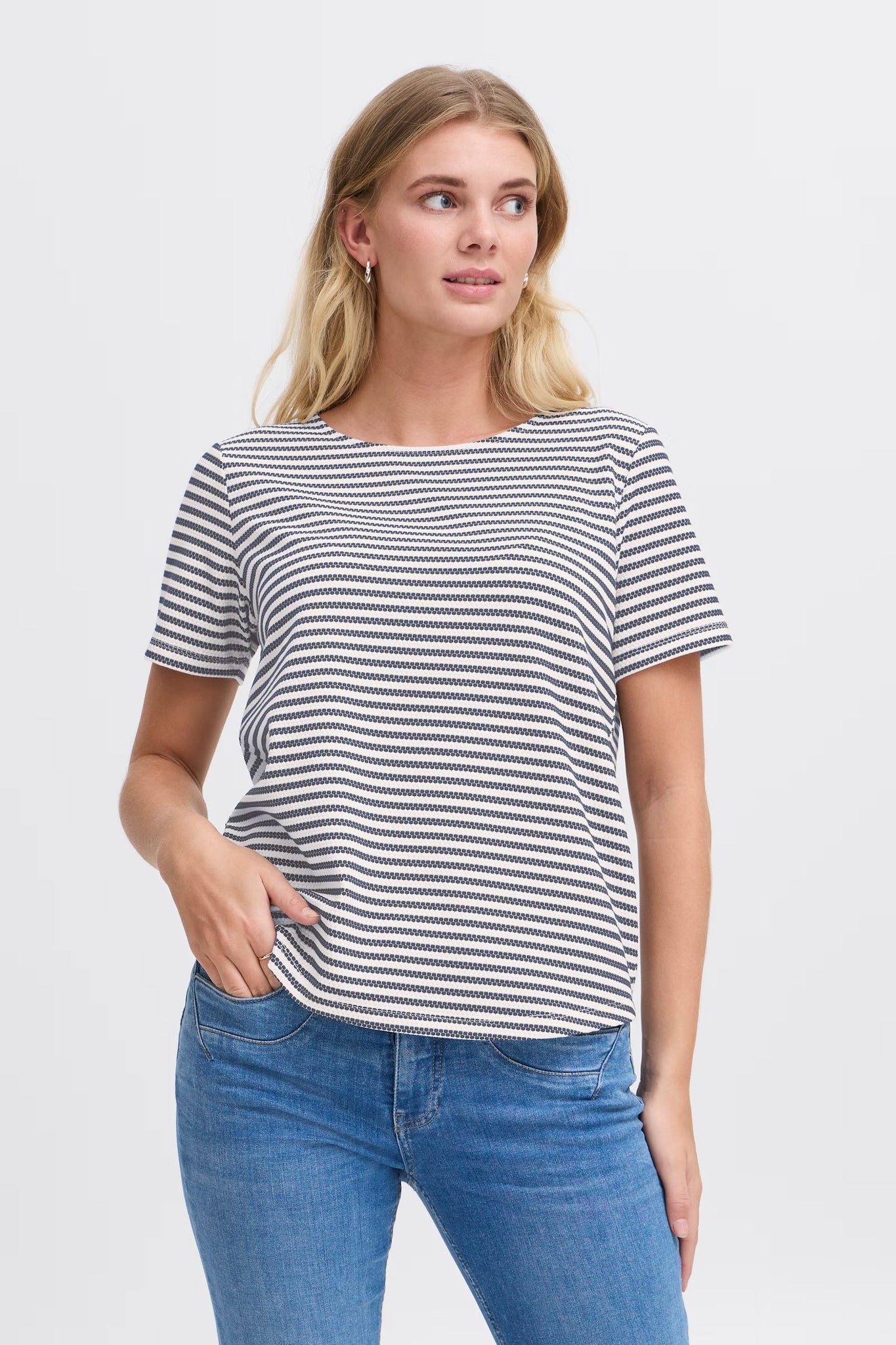 Fransa - Frjosie Tee 3 - Navy Blazer